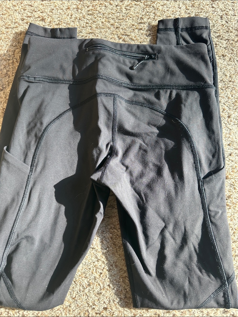 lululemon athletica Black Leggings with Side Lattice Detail - Picture 4 of 4